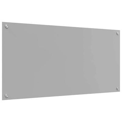 Vaaleanharmaa keittiön suojapaneeli Plesoiu 100x50x0.6cm