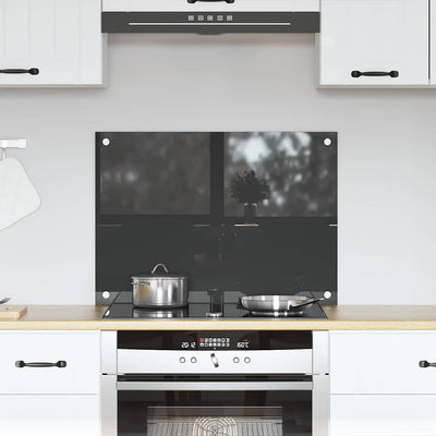 Tummanharmaa keittiön suojapaneeli Gripin 70x50x0.6cm