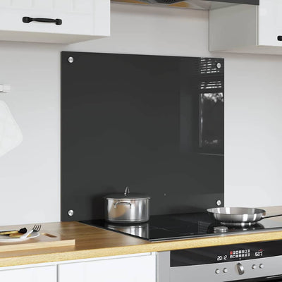 Tummanharmaa keittiön suojapaneeli Ashok 70x60x0.6cm