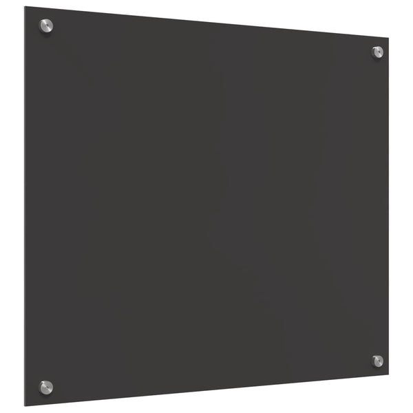 Keittiön välitila Tumma harmaa 70 x 60 cm karkaistu lasi