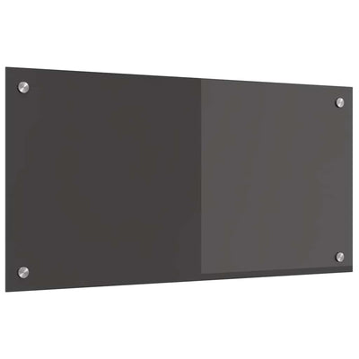 Tummanharmaa keittiön suojapaneeli Semion 80x40x0.6cm