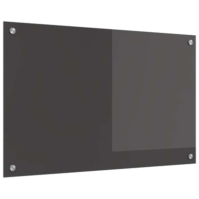 Tummanharmaa keittiön suojapaneeli Luciha 80x50x0.6cm