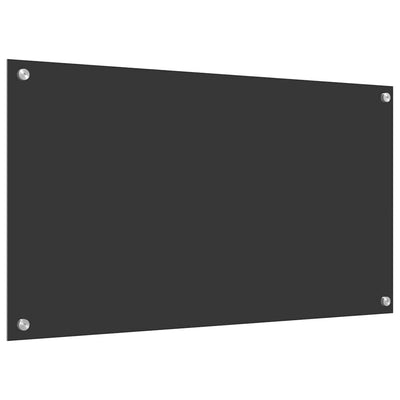 Tummanharmaa keittiön suojapaneeli Gevercan 90x50x0.6cm