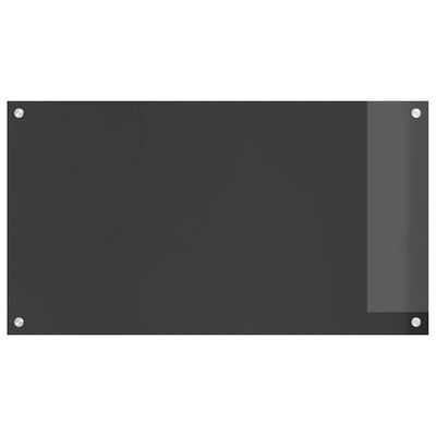 Tummanharmaa keittiön suojapaneeli Gevercan 90x50x0.6cm