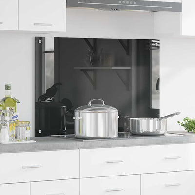 Tummanharmaa keittiön suojapaneeli Jirar 90x60x0.6cm