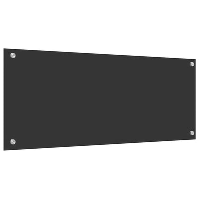 Tummanharmaa keittiön suojapaneeli Stavarachi 100x40x0.6cm