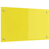 Keltainen keittiön suojapaneeli Faris 70x40x0.6cm (karkaistu lasi)