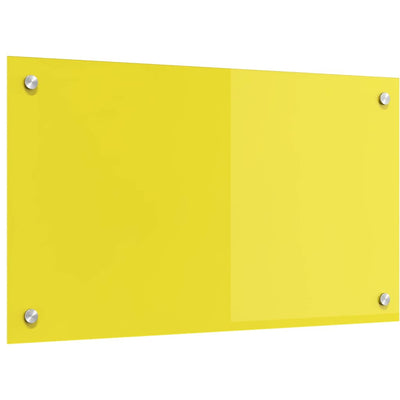 Keltainen keittiön suojapaneeli Faris 70x40x0.6cm (karkaistu lasi)