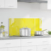 Keltainen keittiön suojapaneeli Haynalka 90x40x0.6cm (karkaistu lasi)