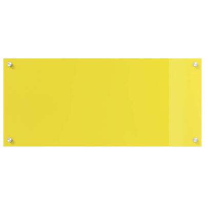 Keltainen keittiön suojapaneeli Haynalka 90x40x0.6cm (karkaistu lasi)