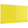 Keltainen keittiön suojapaneeli Doamna 90x50x0.6cm (karkaistu lasi)