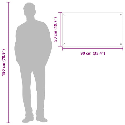 Keltainen keittiön suojapaneeli Doamna 90x50x0.6cm (karkaistu lasi)