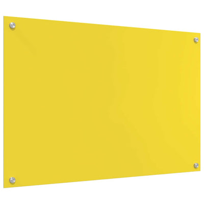 Keltainen keittiön suojapaneeli Sanzaiana 90x60x0.6cm (karkaistu lasi)