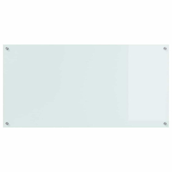 Keittiön välitila Valkoinen 120 x 60 cm karkaistu lasi