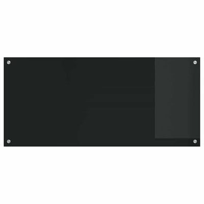 Musta keittiön suojapaneeli Eughen 110x50x0.6cm (karkaistu lasi)