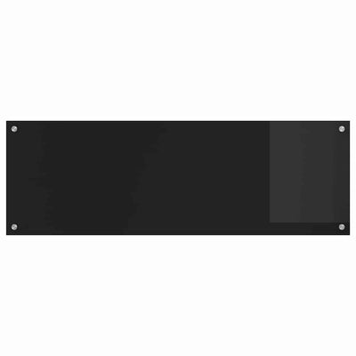 Musta keittiön suojapaneeli Veroslava 120x40x0.6cm (karkaistu lasi)