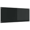 Keittiön välitila Musta 120 x 50 cm karkaistu lasi