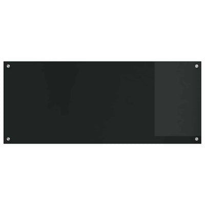 Musta keittiön suojapaneeli Tanasachi 120x50x0.6cm (karkaistu lasi)