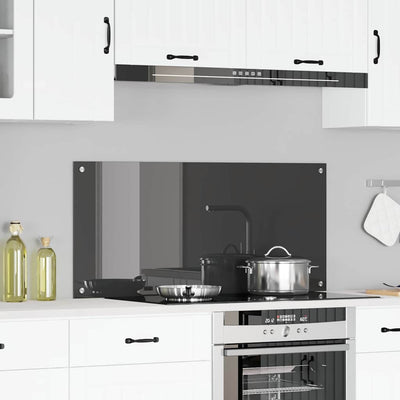 Tummanharmaa keittiön suojapaneeli Antonie 110x50x0.6cm