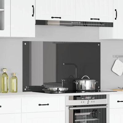 Tummanharmaa keittiön suojapaneeli Rendy 110x60x0.6cm