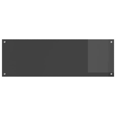 Tummanharmaa keittiön suojapaneeli Casina 120x40x0.6cm