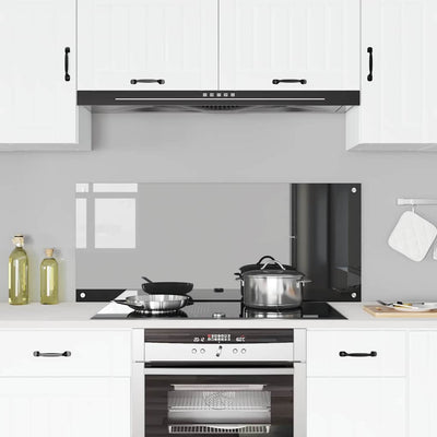 Tummanharmaa keittiön suojapaneeli Rene 120x50x0.6cm