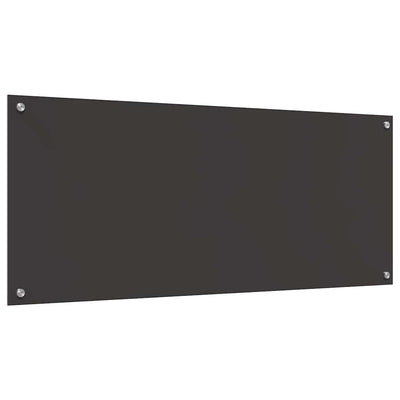 Tummanharmaa keittiön suojapaneeli Rene 120x50x0.6cm