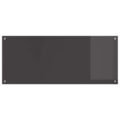 Tummanharmaa keittiön suojapaneeli Rene 120x50x0.6cm