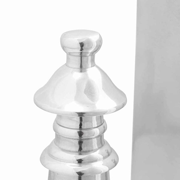 Kirjatuet 2 pcs Hopea 11 x 12 x 19.5 cm Alumiini