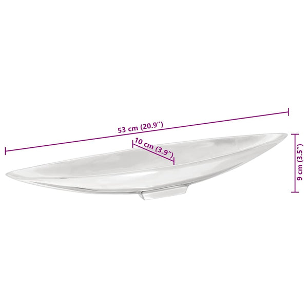 Fruit Basket Hopea 53 x 9 x 10 cm Alumiini