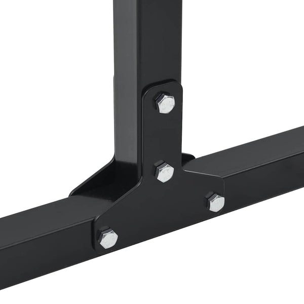Dippiasema 2 kpl Musta 55 x 90 x 104.5 cm Jauhemaalattu Teräs