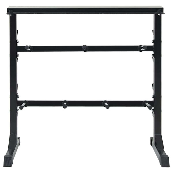Hanteliteline Musta 99 x 45 x 95,5 cm Jauhemaalattu Teräs