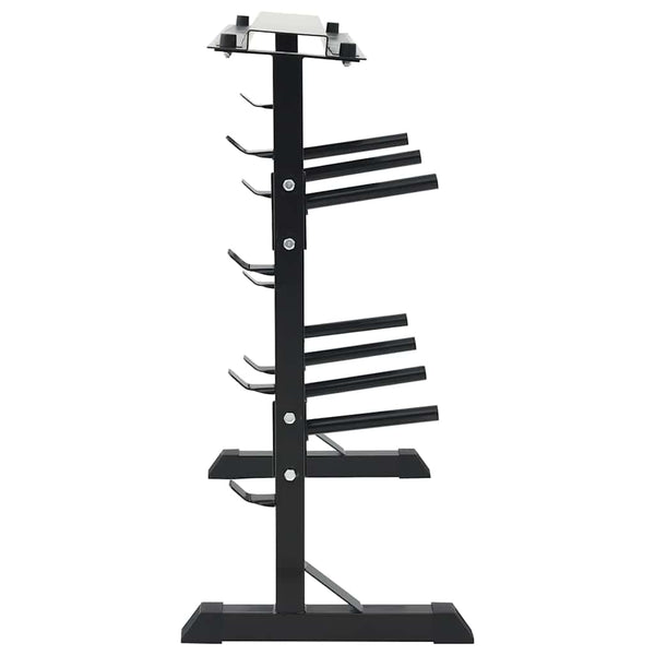 Hanteliteline Musta 99 x 45 x 95,5 cm Jauhemaalattu Teräs