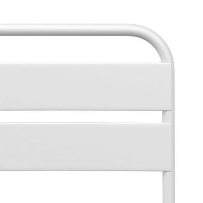 Valkoinen puutarhan kokoontaitettava tuoli Cezia (2 pcs)