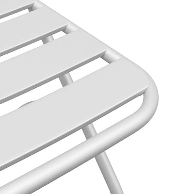 Valkoinen puutarhan kokoontaitettava tuoli Cezia (2 pcs)