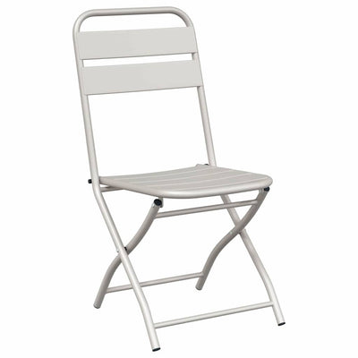 Beige puutarhan kokoontaitettava tuoli Miresan 55x56.5x91cm (2 pcs)