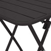 Bistropöytä Antrasiitti 55 x 55 x 72,5 cm Jauhemaalattu teräs