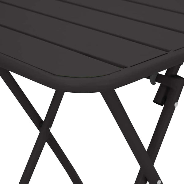 Bistropöytä Antrasiitti 55 x 55 x 72,5 cm Jauhemaalattu teräs