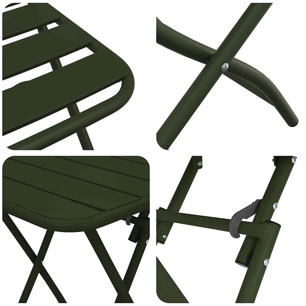 3 pcs Bistrosetti Vihreä Teräs