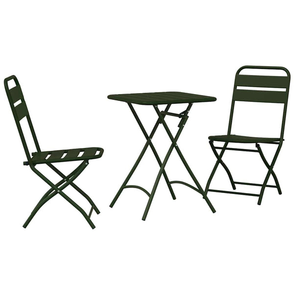 3 pcs Bistrosetti Vihreä Teräs