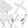 Bistrosetti 3 pcs Valkoinen Teräs