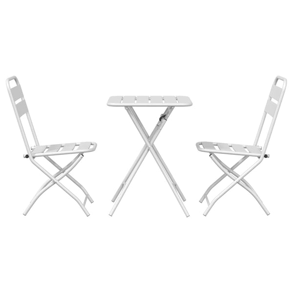 Bistrosetti 3 pcs Valkoinen Teräs