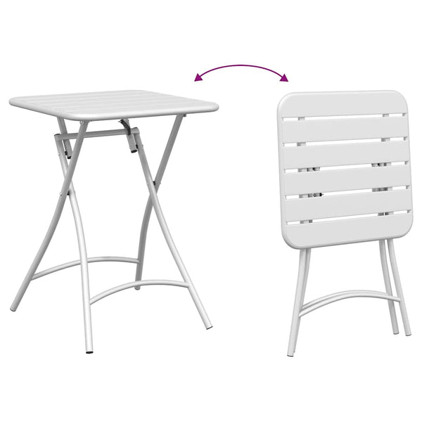 Bistrosetti 3 pcs Valkoinen Teräs