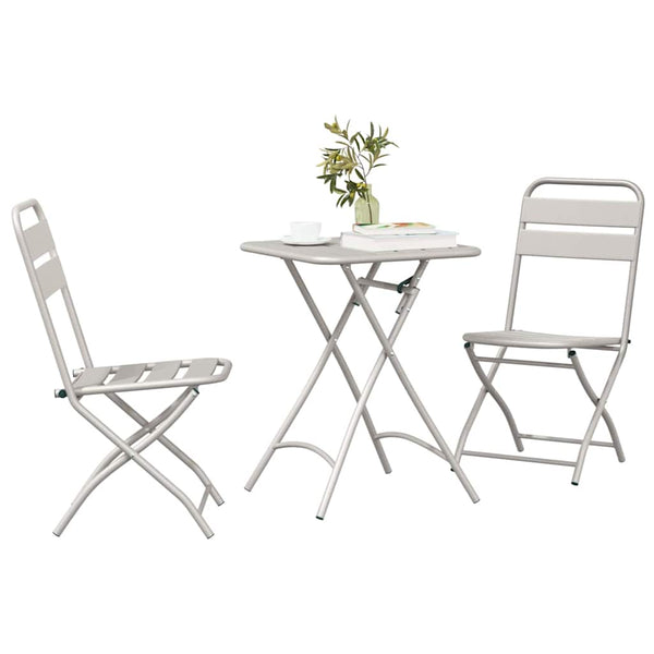 Bistrosetti 3 pcs Beige Teräs