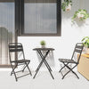 Bistrosetti 3 pcs Antrasiitti Teräs