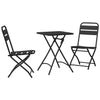 Bistrosetti 3 pcs Antrasiitti Teräs