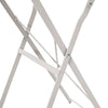 Bistropöytä Beige Ø 50 x 71 cm Jauhemaalattu teräs