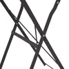 Bistropöytä Antrasiitti Ø 50 x 71 cm Jauhemaalattu teräs