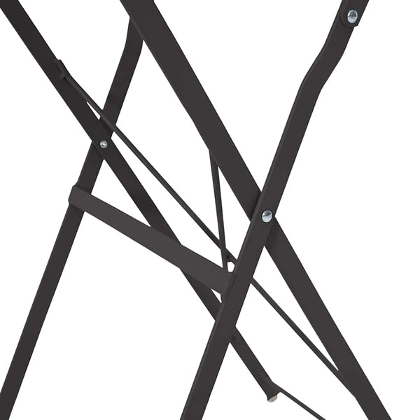 Bistropöytä Antrasiitti Ø 50 x 71 cm Jauhemaalattu teräs