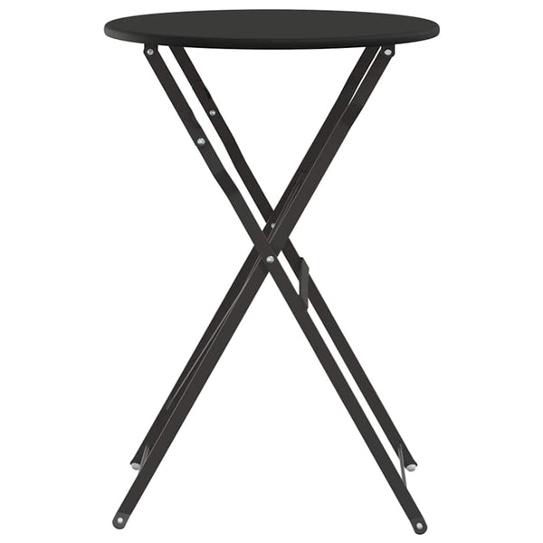 Bistropöytä Antrasiitti Ø 50 x 71 cm Jauhemaalattu teräs